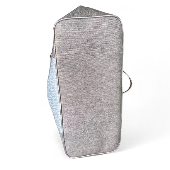 Michael Kors Carter Signature Denim XL Open Tote, Created for Macy's - Picture 7 of 11